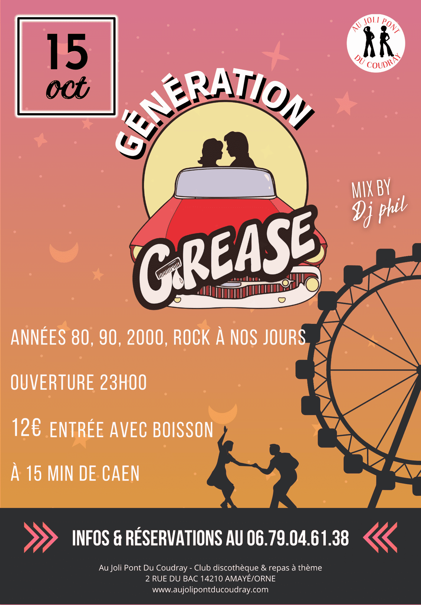 22-10-15 Soirée Grease 22-10-15 Soirée Grease