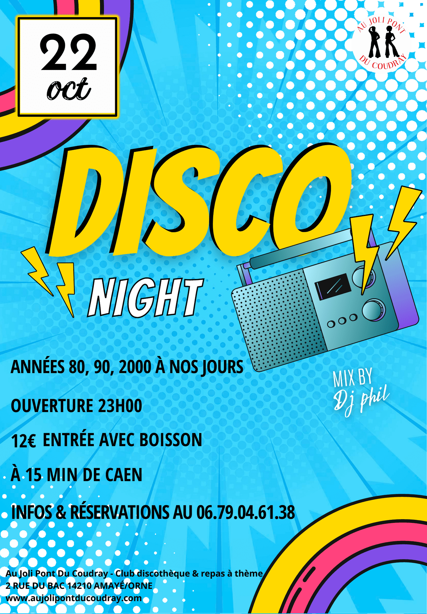 22-10-22 Soirée Disco 22-10-22 Soirée Disco