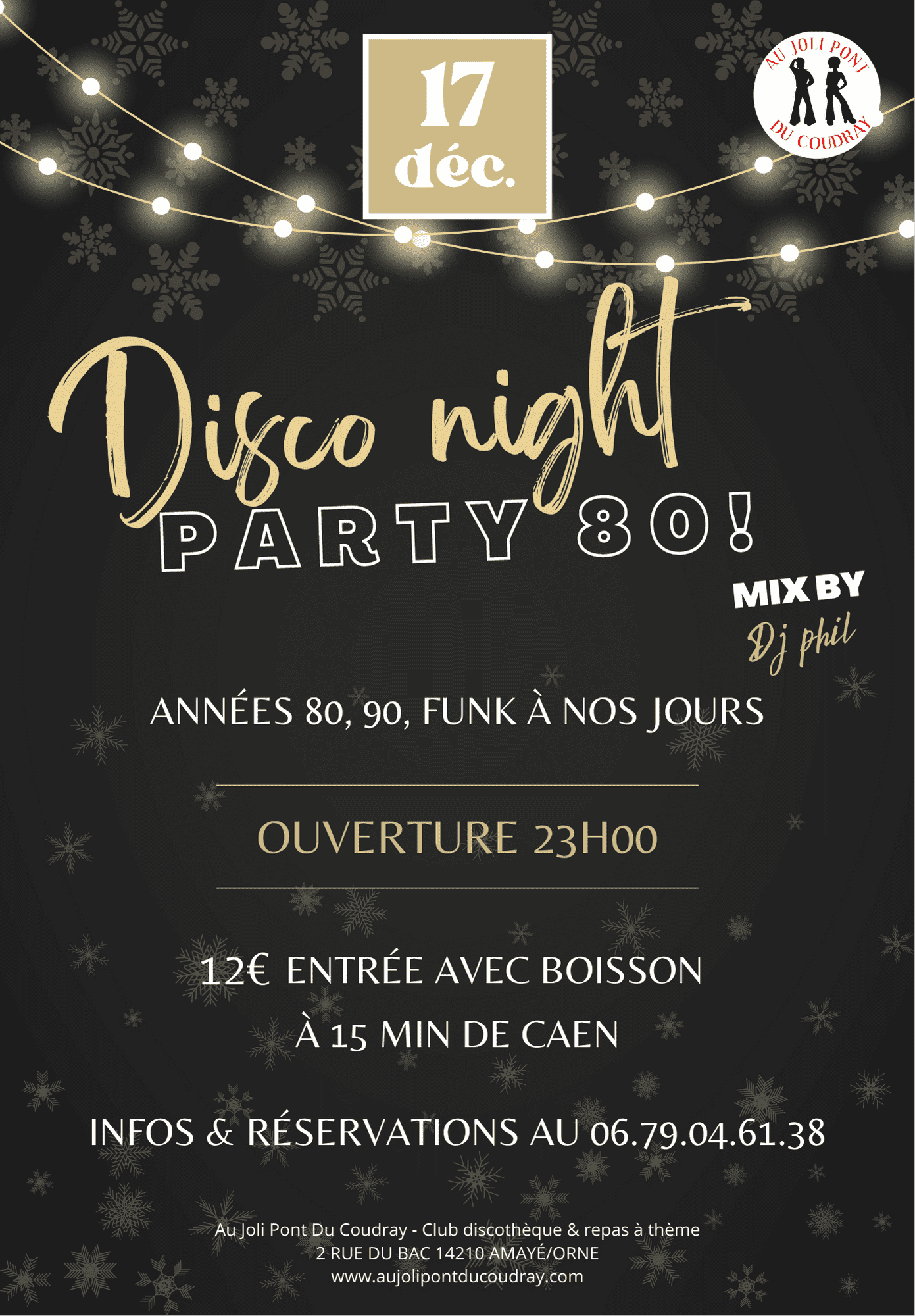 22-12-17 Soirée Disco night 22-12-17 Soirée Disco night