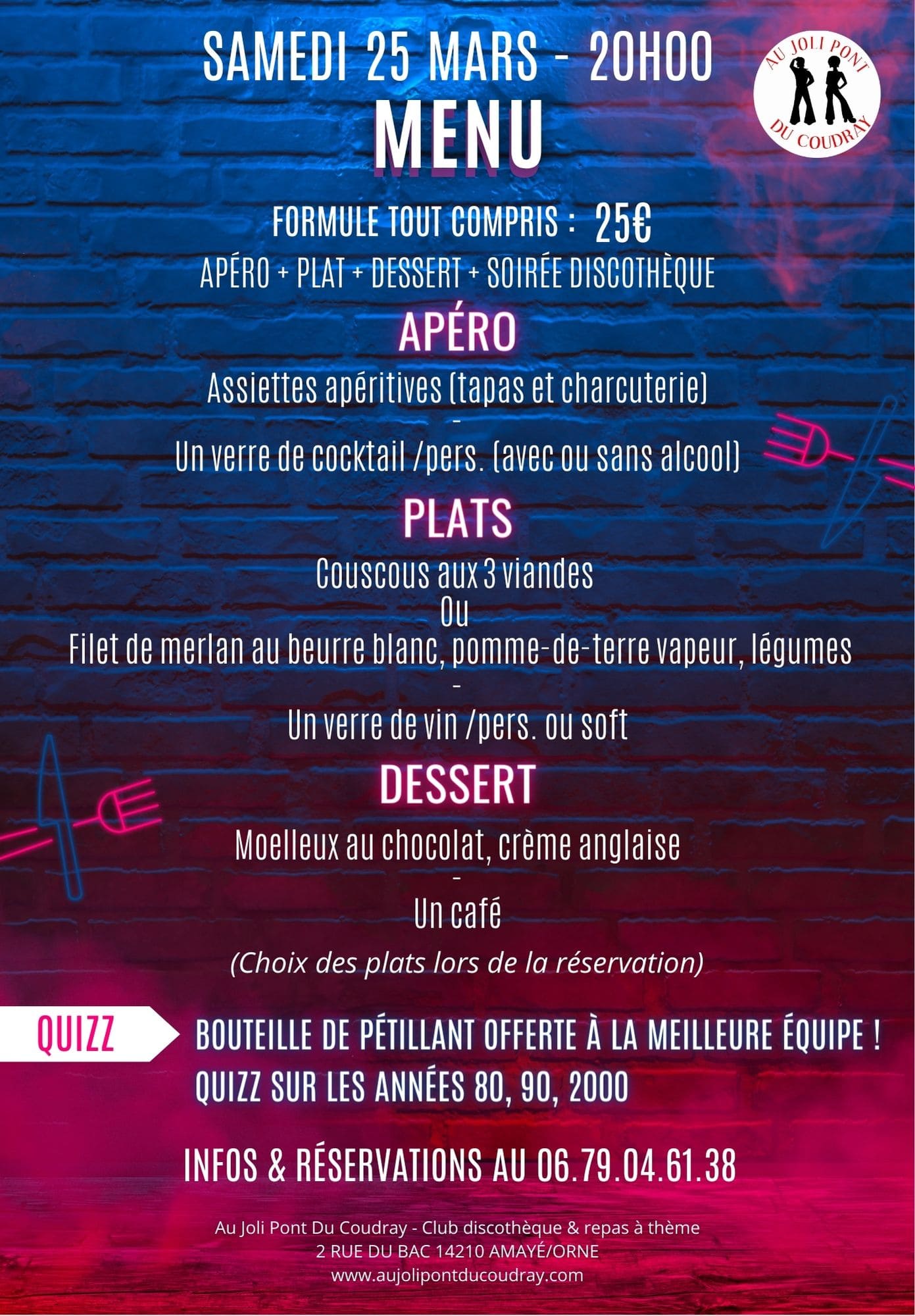 23-03-25 Menu Génération 80 23-03-25 Menu Génération 80