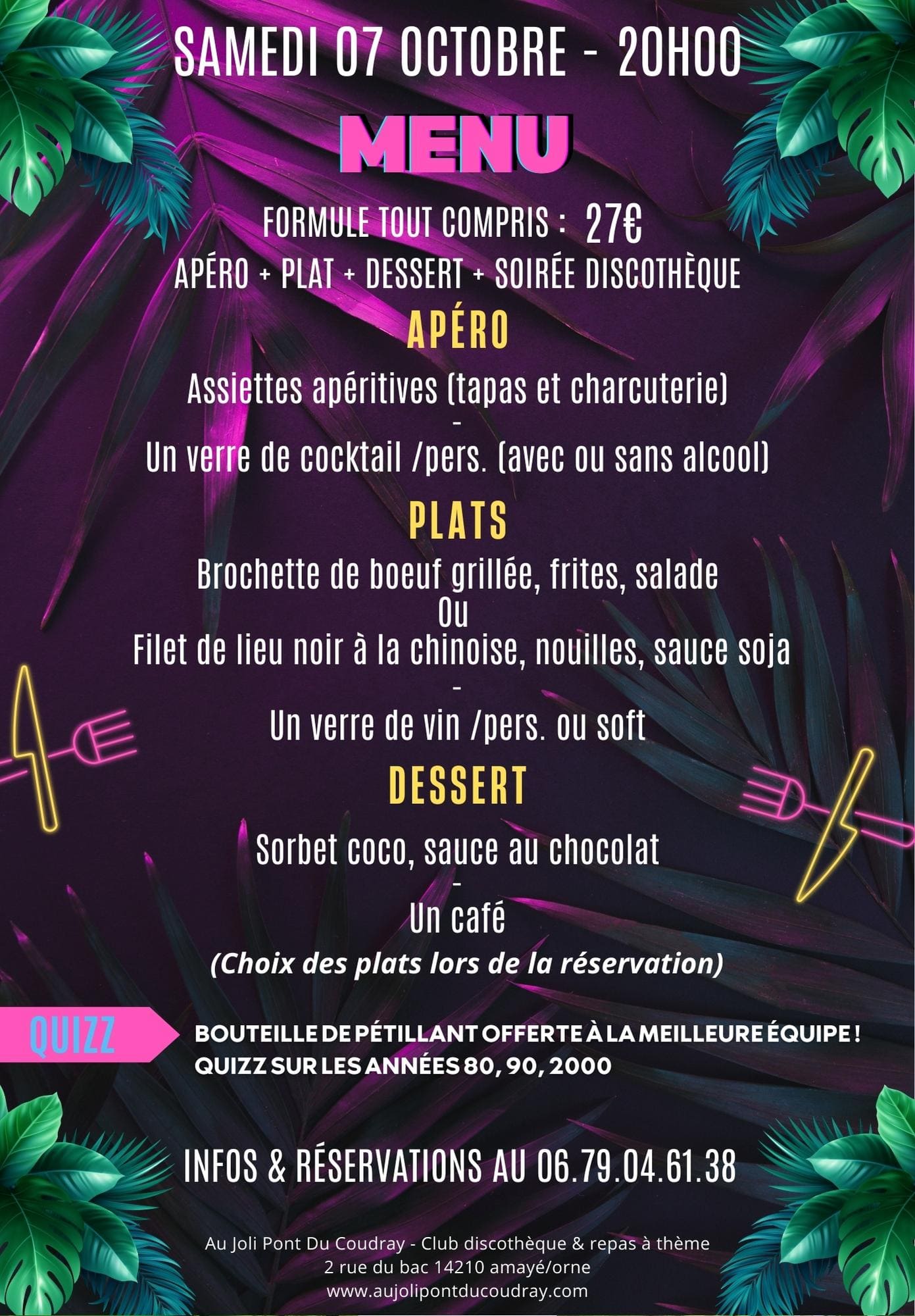 23-10-07 Menu des hits 23-10-07 Menu des hits
