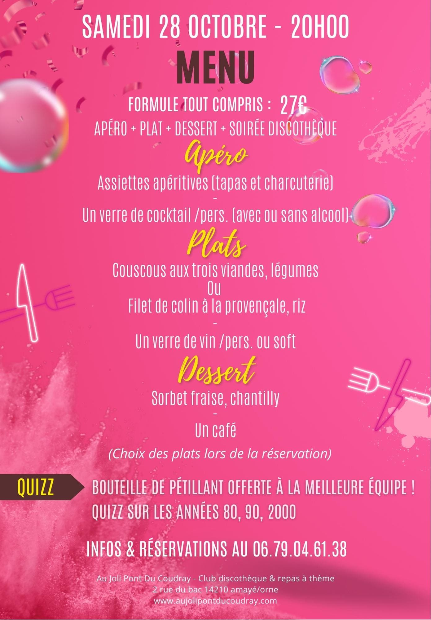 23-10-28 Menu Barbie 23-10-28 Menu Barbie