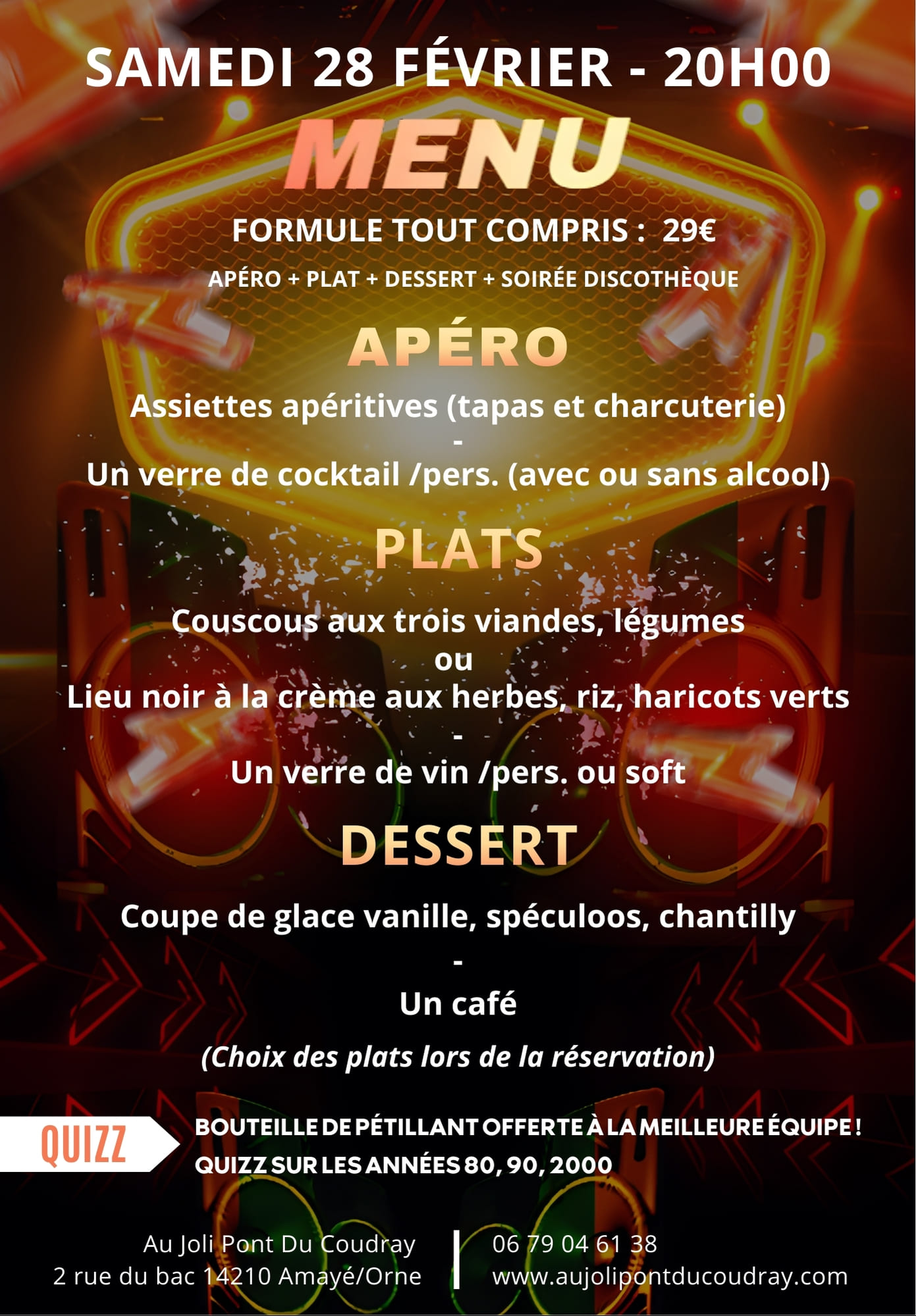 26-02-28 Menu Disco Night