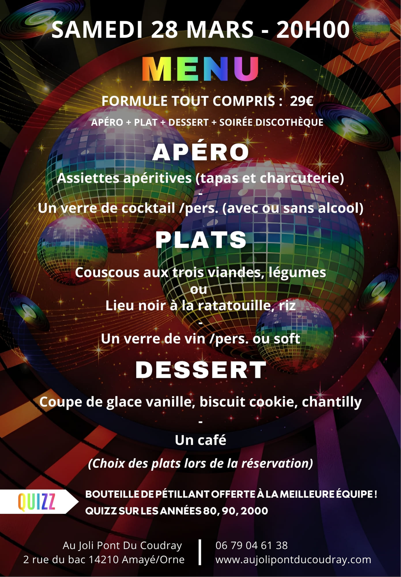 26-03-28 Menu Disco night