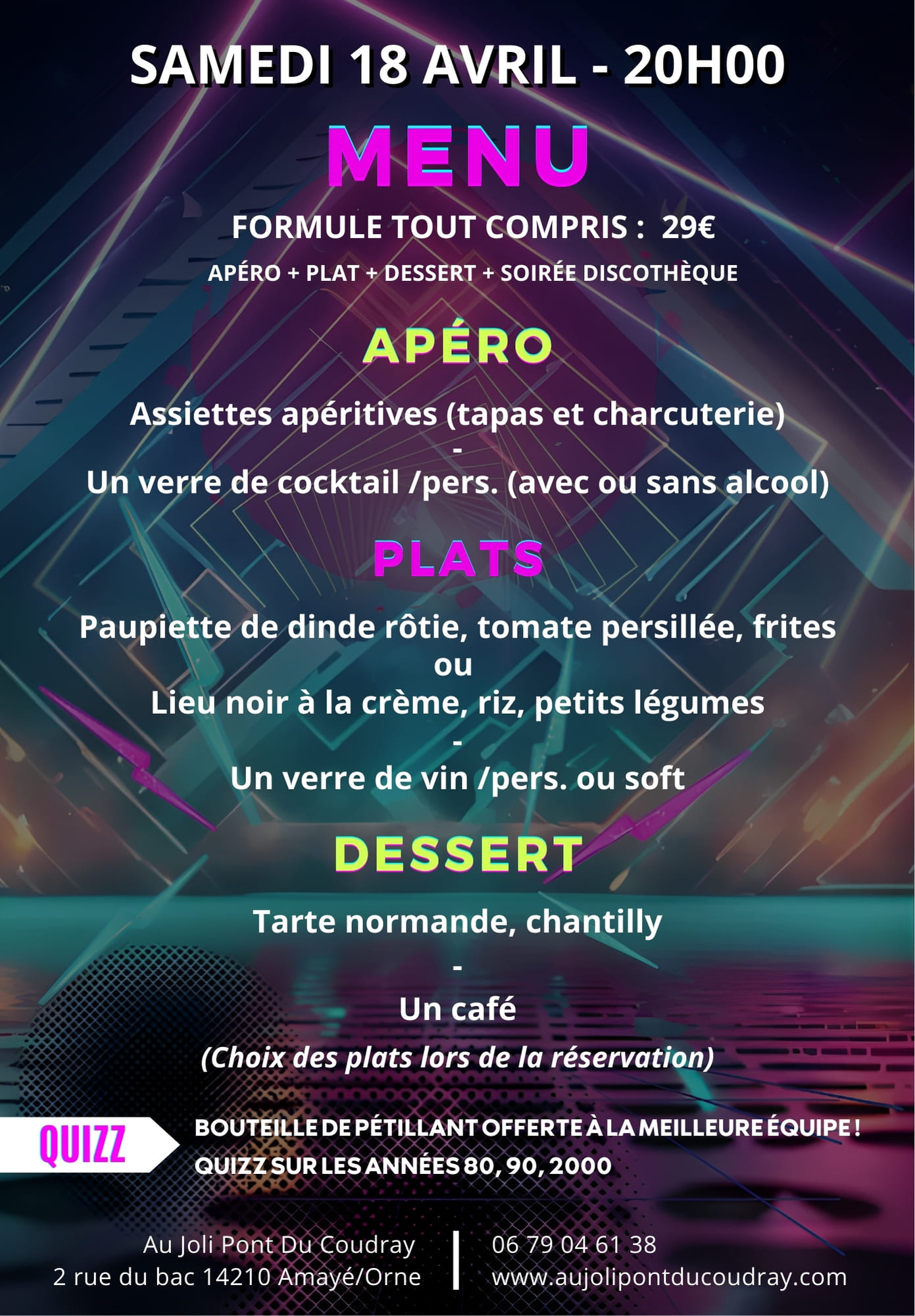 26-04-18 Party 80s menu