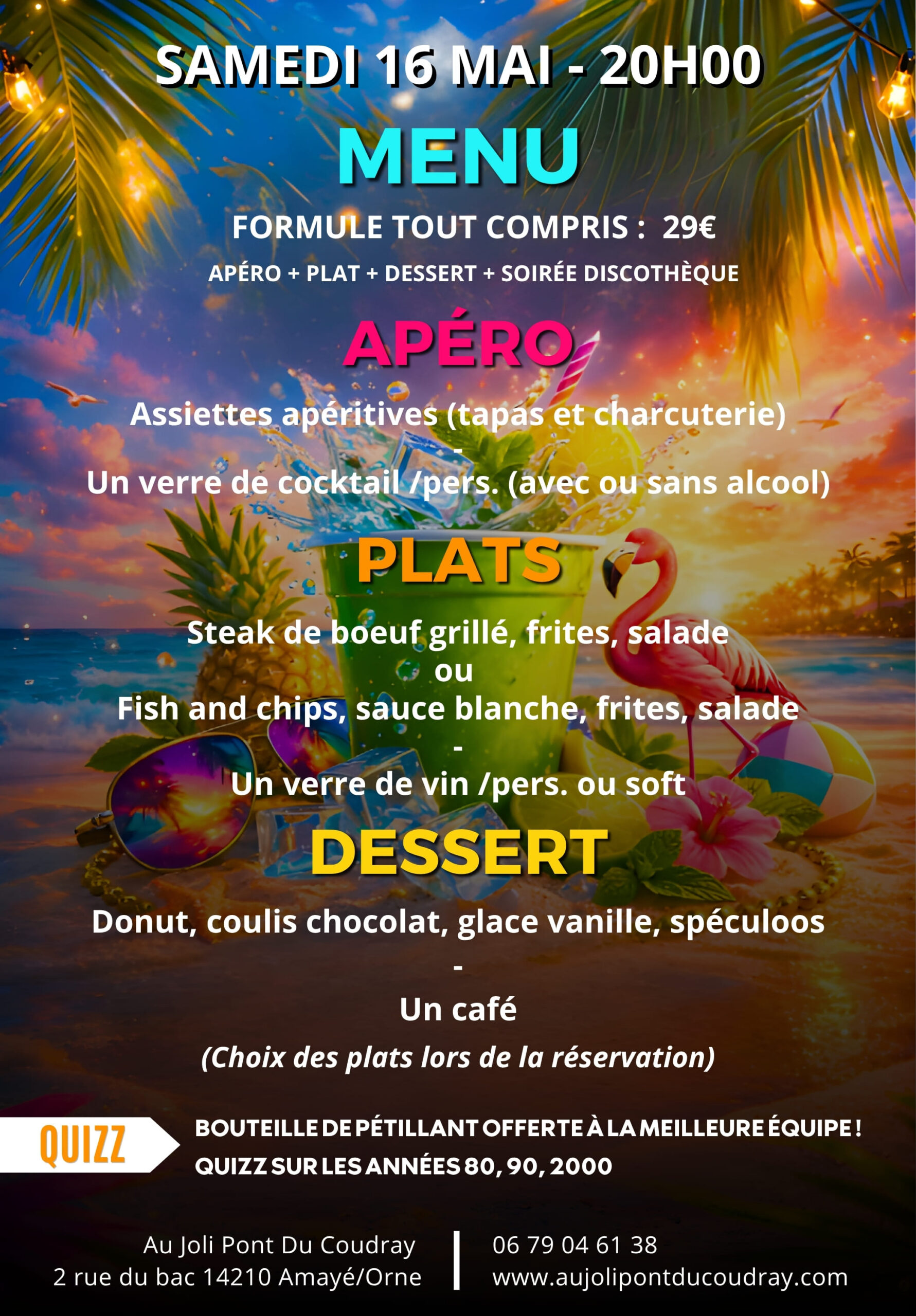 26-05-16 Summer party Menu