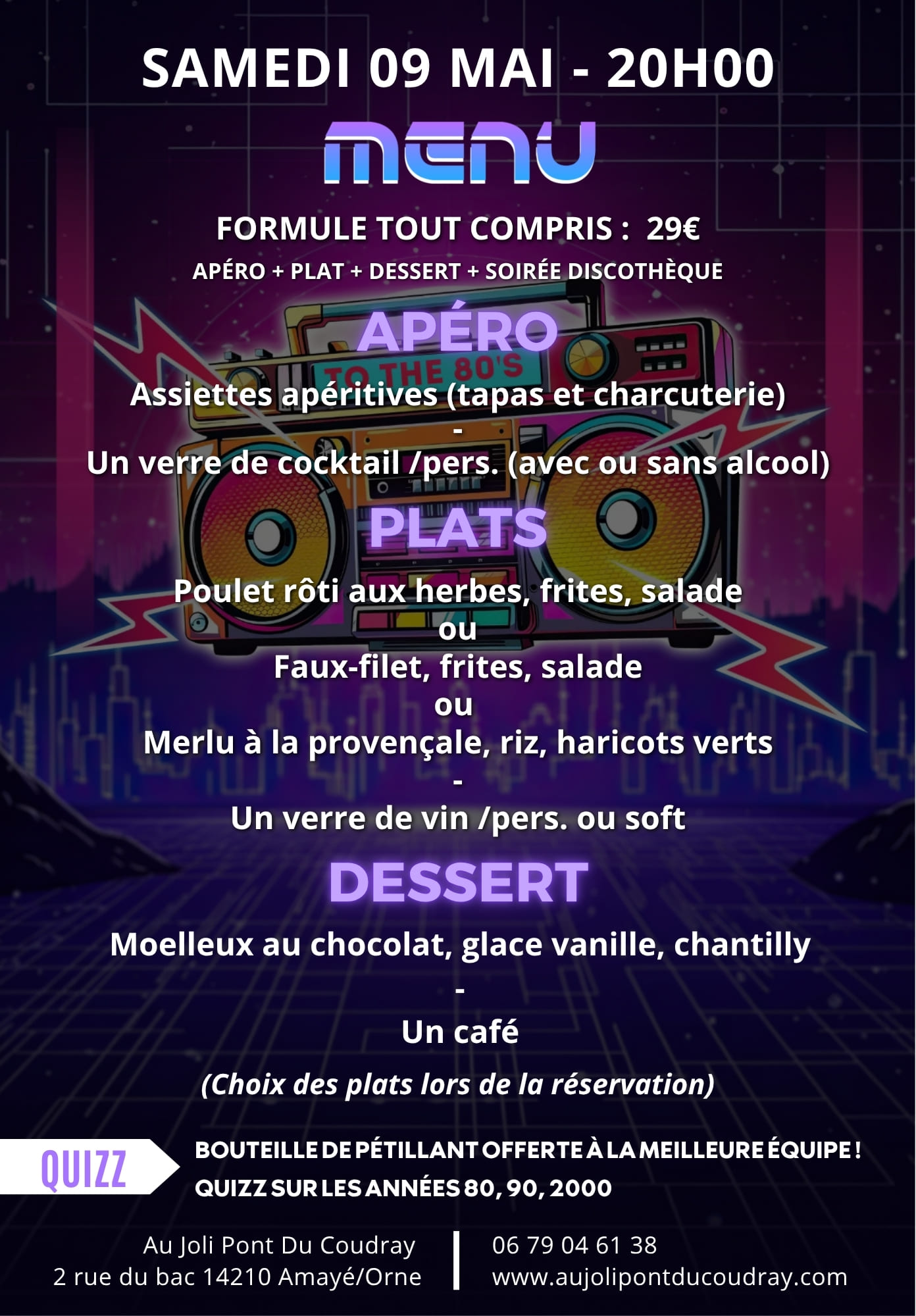 26-05-09 Mix party 80 Menu